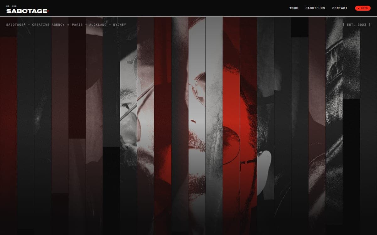 We Are Sabotage website
